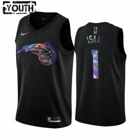 Barn Orlando Magic Tröja Jonathan Isaac 1 Iridescent HWC Collection Swingman